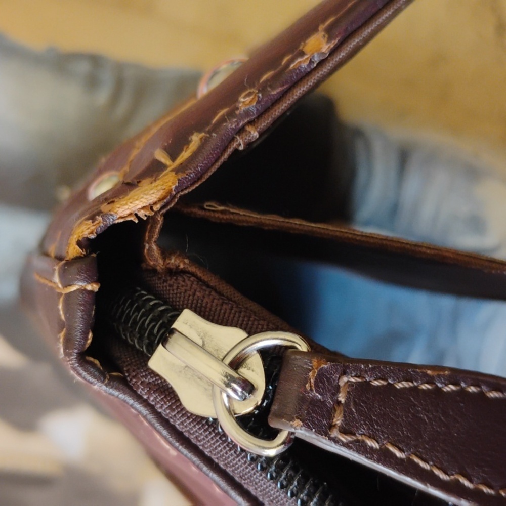 Western Style Embossed Wallet with Stud Accents - Picture 10 of 12